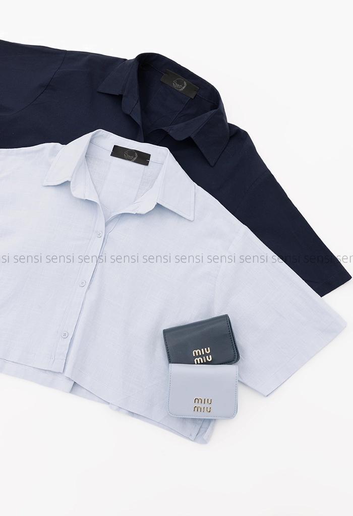 شومیز کراپ پشت پیله کد1005302